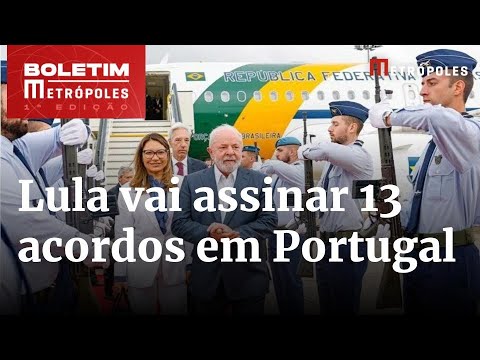 Lula desembarca em Lisboa com previsão de assinar mais de 10 acordos