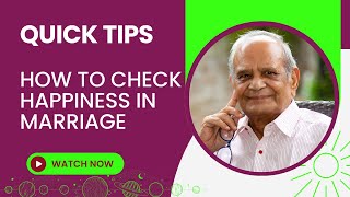 How to check happiness in marriage
