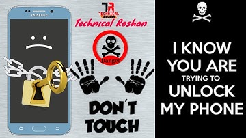 Who Try To Unlock My Phone || wrong password photo capture  ||Technical Roshan||
