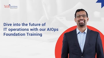 Introduction to AIOps Foundation Training with Suresh GP