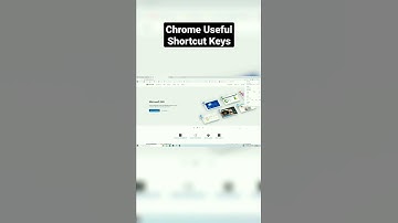 What is the shortcut key for Google Chrome?  #SHORTS 2022