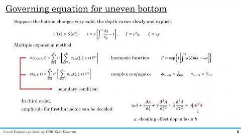 Session #3 - Zuorui Lyu: HIGH ORDER NONLINEAR WAVE INTERACTIONS FROM DEEP TO FINITE WATER DEPTH