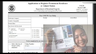 How to Fill Out Form I-485 Adjustment of Status Guide/Public Charge/Approved/USA K1 Visa