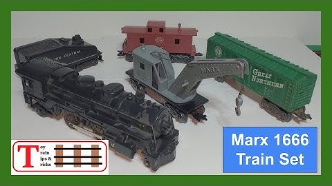 MARX 1666 Set - Unboxing, Servicing and Running This Vintage Set!