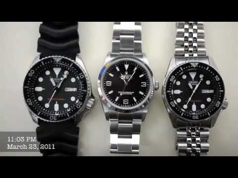 Rolex Explorer & Seiko Diver's SKX007 - YouTube