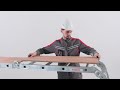 Алюминиевая лестница-транформер 4-в-1 с шарнирным замком, модель NV 1332