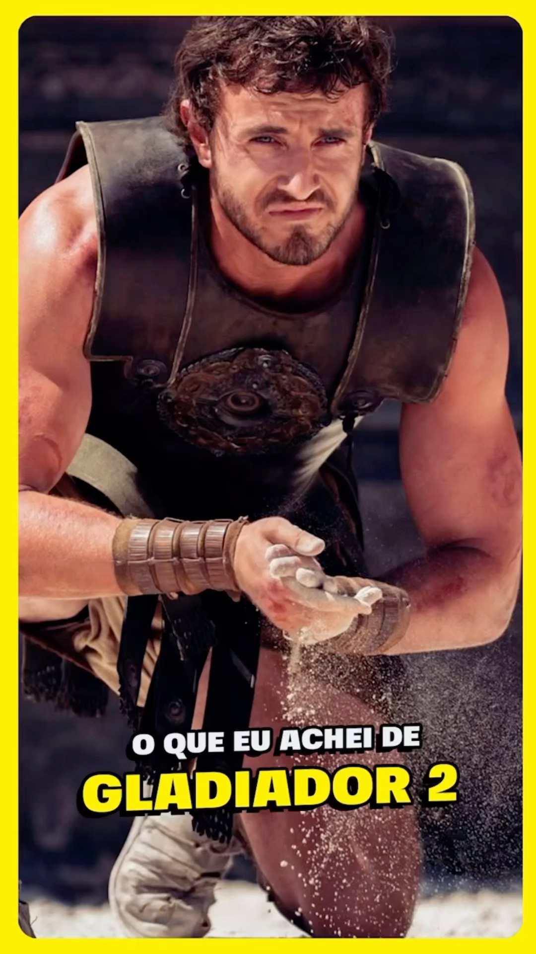 MINHA OPINIÃO SINCERA SOBRE GLADIADOR 2!