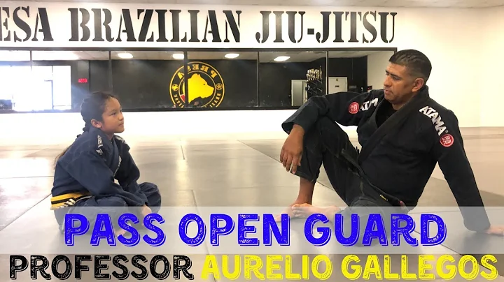 Open Guard Pass with Black Belt| Presa BJJ |AVIverse