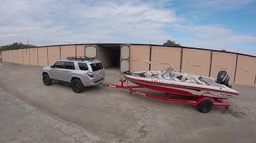 Backing up a Boat Trailer into a tight spot