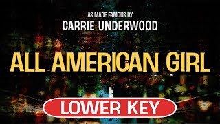 All American Girl (Karaoke Lower Key) - Carrie Underwood