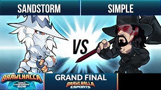 Sandstorm vs simpLe - Grand Final - Brawlhalla World Championship 2019 1v1