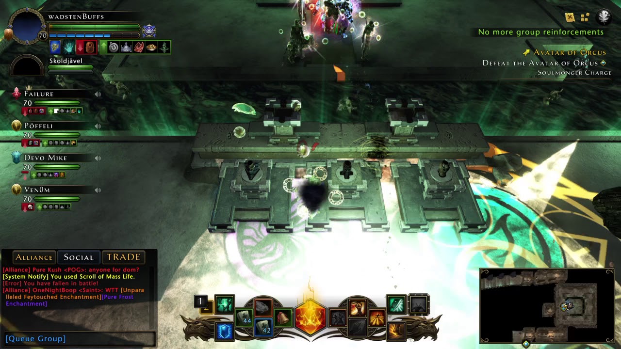 Neverwinter ps4 GWF onephase orcus Solo dps PS4 BuffGF PoV