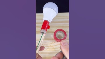 DIY Light Bulb Rocket #shorts