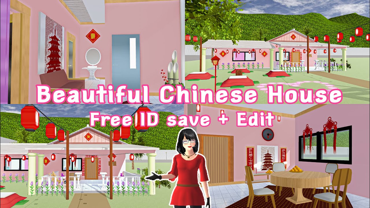 😱Beautiful Chinese 🇨🇳 House 🏠 in Sakura school simulator// ChiChi Sakura II