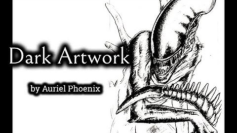 Drawing the Xenomorph - Art Quickie in Time Lapse