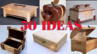 50 IDEAS EN MADERA COFRES QUE PUEDES HACER Y VENDER POR MUCHO DINERO ⛔💲🔥