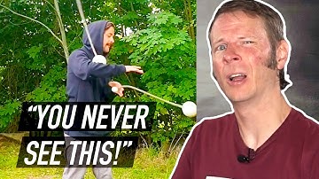 Expert Poi Spinner Reacts to Viral Tech Poi Video