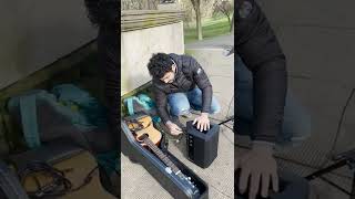 My busking setup