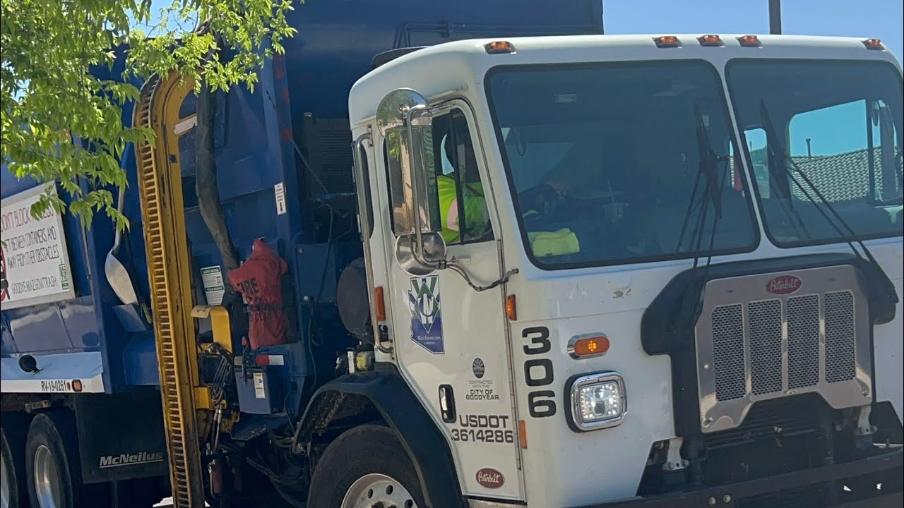 The New Goodyear Garbage Truck On The Other Side Of The Street YouTube the-new-goodyear-garbage-truck-on-the-other-side-of-the-street-youtube