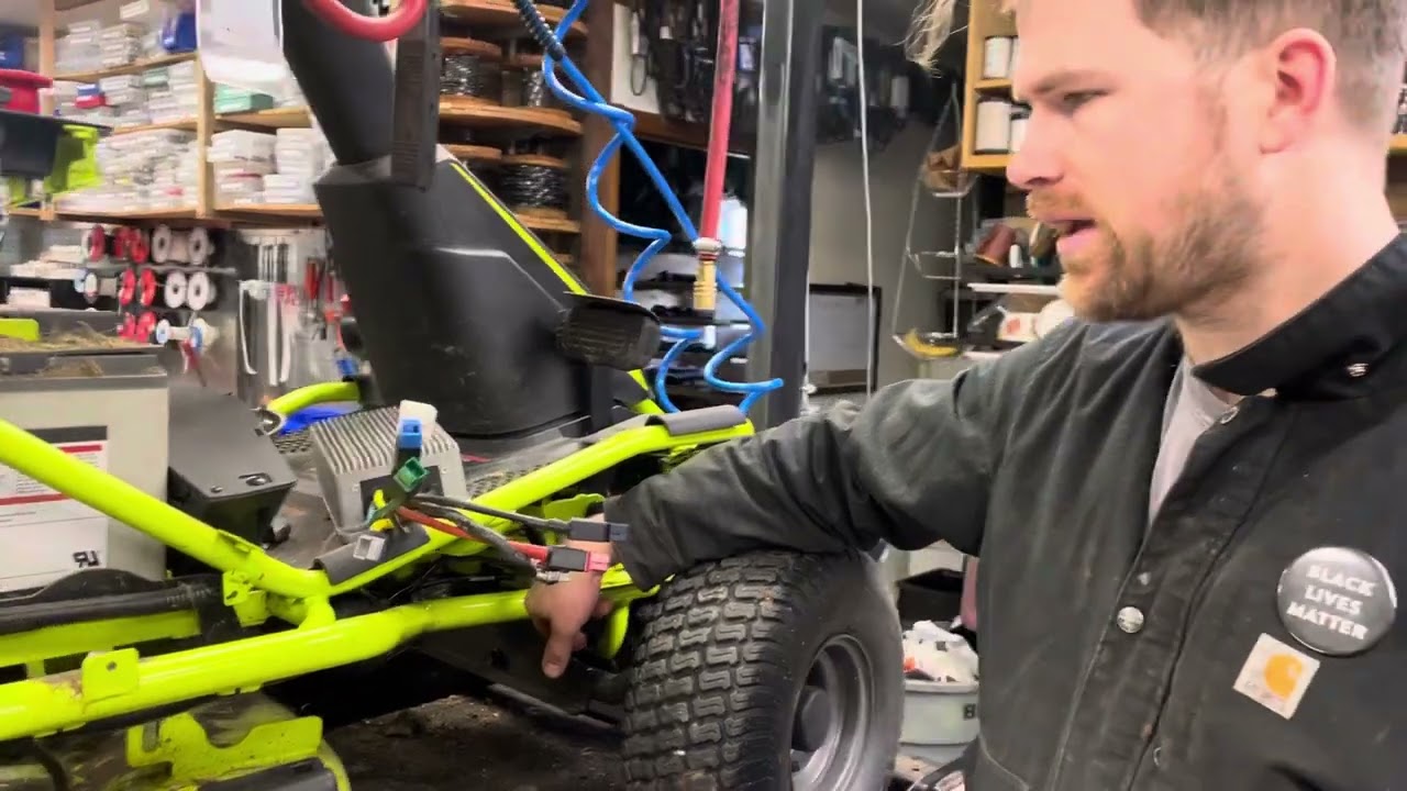 Ryobi riding mower Rm480ex no throttle response