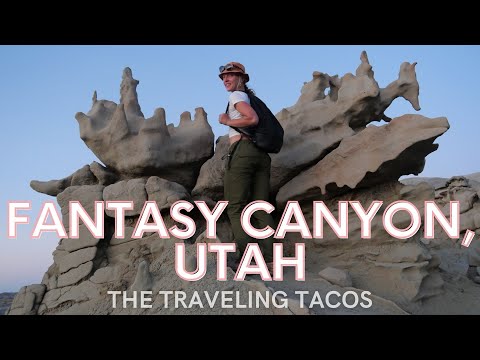 Flying my Drone at Fantasy Canyon - The Traveling Tacos - Vernal, Utah "Dinosaurland" Road Trip