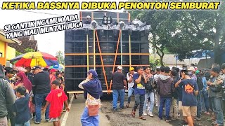 PENONTON SEMBURAT‼️SI CANTIK AUDIO NGAMUK KELUARKAN BASS HOREGNYA DI KARNAVAL KIDANGBANG WAJAK