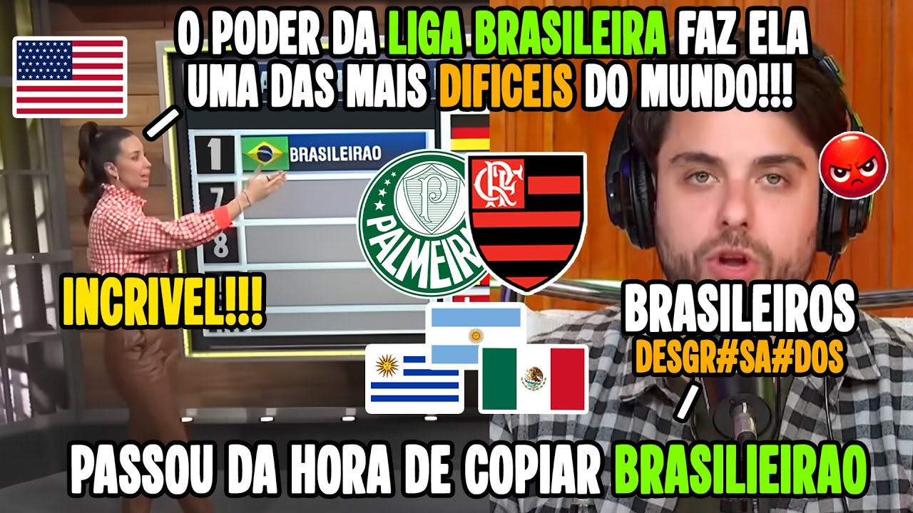TV AMERICANA FALA DO BRASILEIRÃO E FAZ ARGENTINOS FICAR REVOLTADOS E QUERENDO COPIAR O MODELO!!!