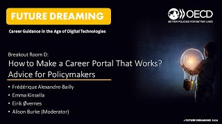 OECD Future Dreaming 2024 | How to make a career portal that works? Advice for policymakers