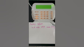 reset the DSC PC1832 to factory defaults