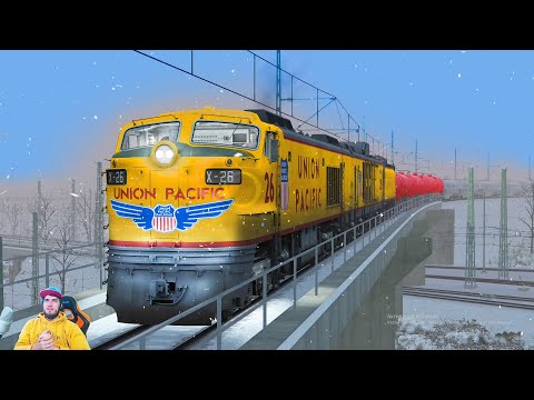 САМЫЙ КРУТОЙ СИМУЛЯТОР ПОЕЗДА - ПЕОЗД НА ГАЗОТУРБИНЕ TRAIN SIMULATOR