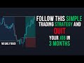 Follow this simple trading strategy and quit your job in 3 months