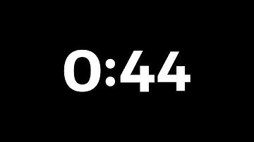 44 Seconds | COUNTDOWN Timer 🔥 ( No Copyright )