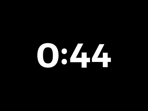 44 Seconds | COUNTDOWN Timer 🔥 ( No Copyright )
