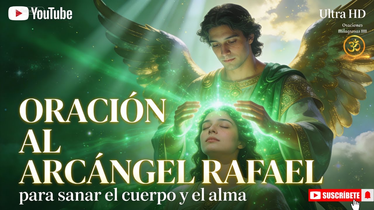 Oración al Arcángel Rafael para Sanar el Cuerpo y el Alma | Milagrosa y ...