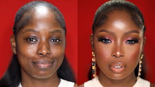 ANOTHER MUA DOES MY MAKEUP FT GLAMBYOMOYE/STRUGGLES OF A MAKEUP ARTIST