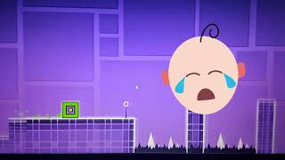 Playing geometry dash #game 