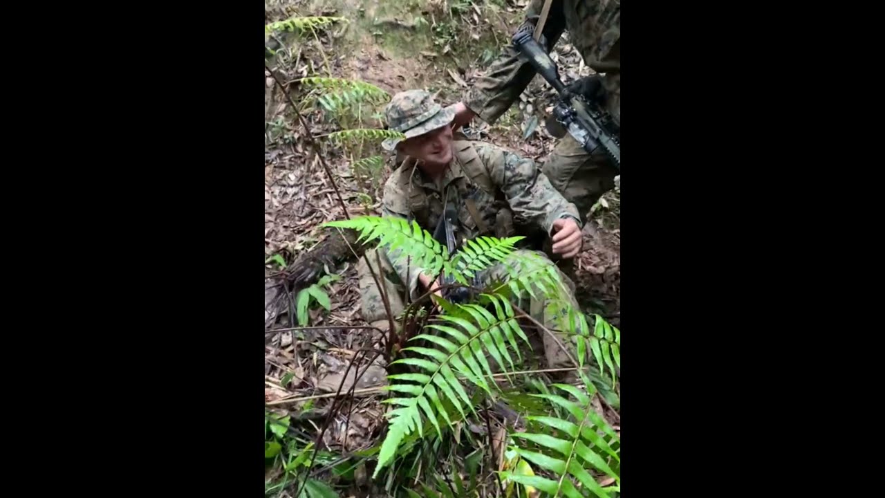 Soldiers Sliding Down Slippery Slope