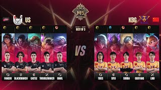 (ENG.17) DAY 3 | MATCH 7 / GAME 1 | KBG 0-1 US | Wild Card Stage | M5 World Championship. screenshot 1