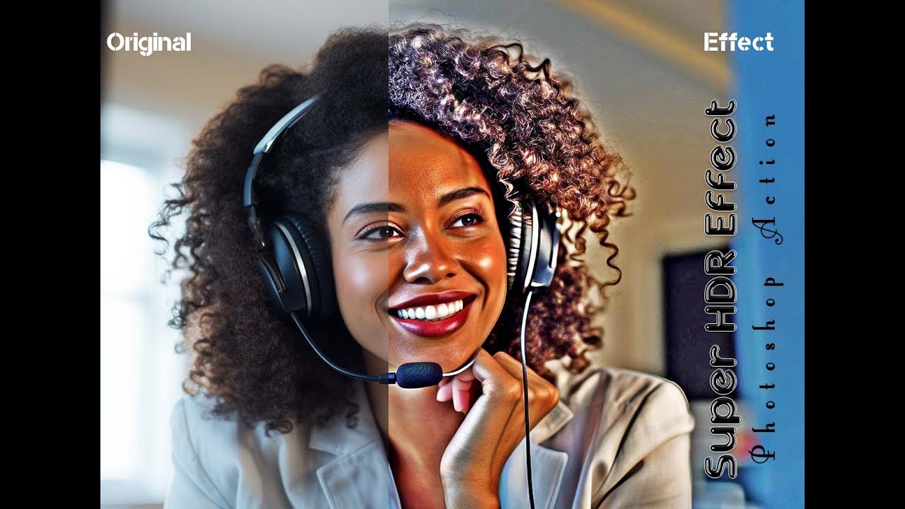 Super HDR Effect Photoshop Action