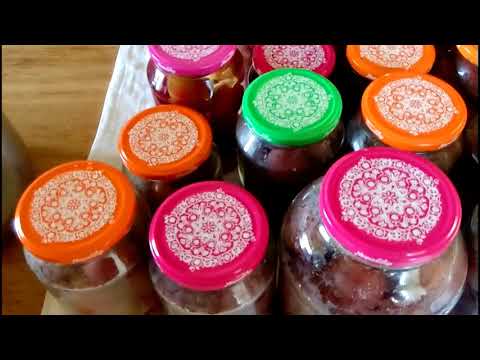 Video: Plum compote for the winter in 3-liter jars