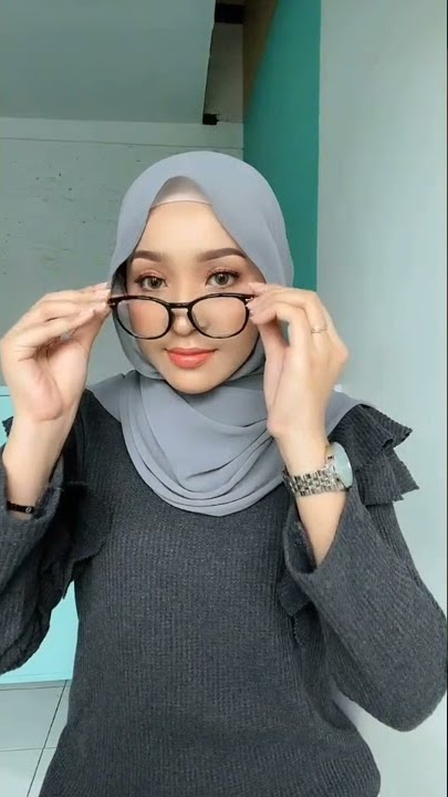 tutorial hijab pashmina berkacamata kekinian terbaru mudah