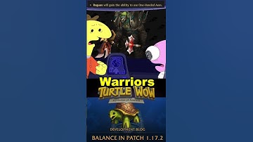 Turtle WoW Class Changes - Rogue Axes #turtlewow #rogue #vanilla+