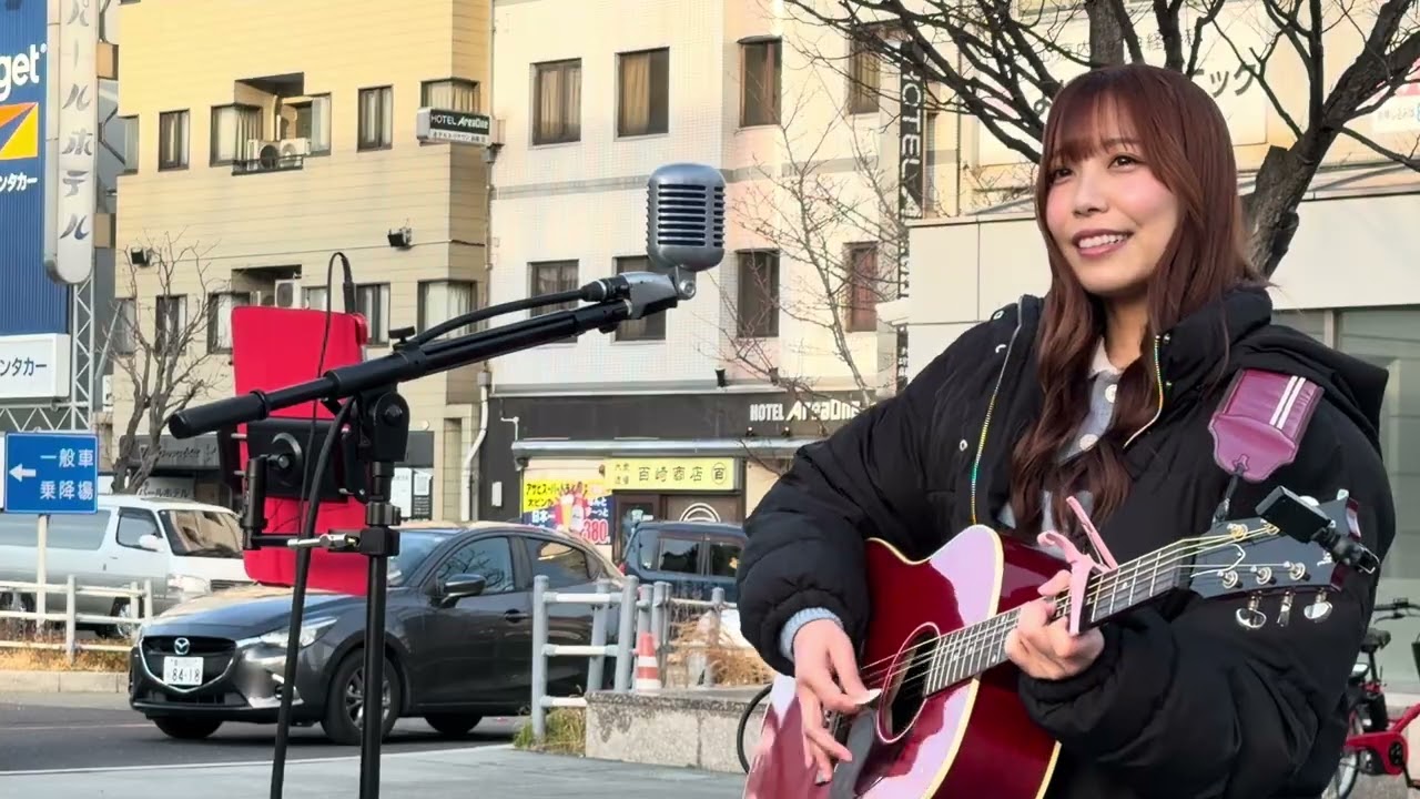 2026.3.8 福本愛莉 高松路上ライブ1部 JR高松駅前 香川県高松市 シンガーソングライター #ふくも党