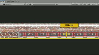 Unity - Projekt Subway Simulator 2D 0B screenshot 3