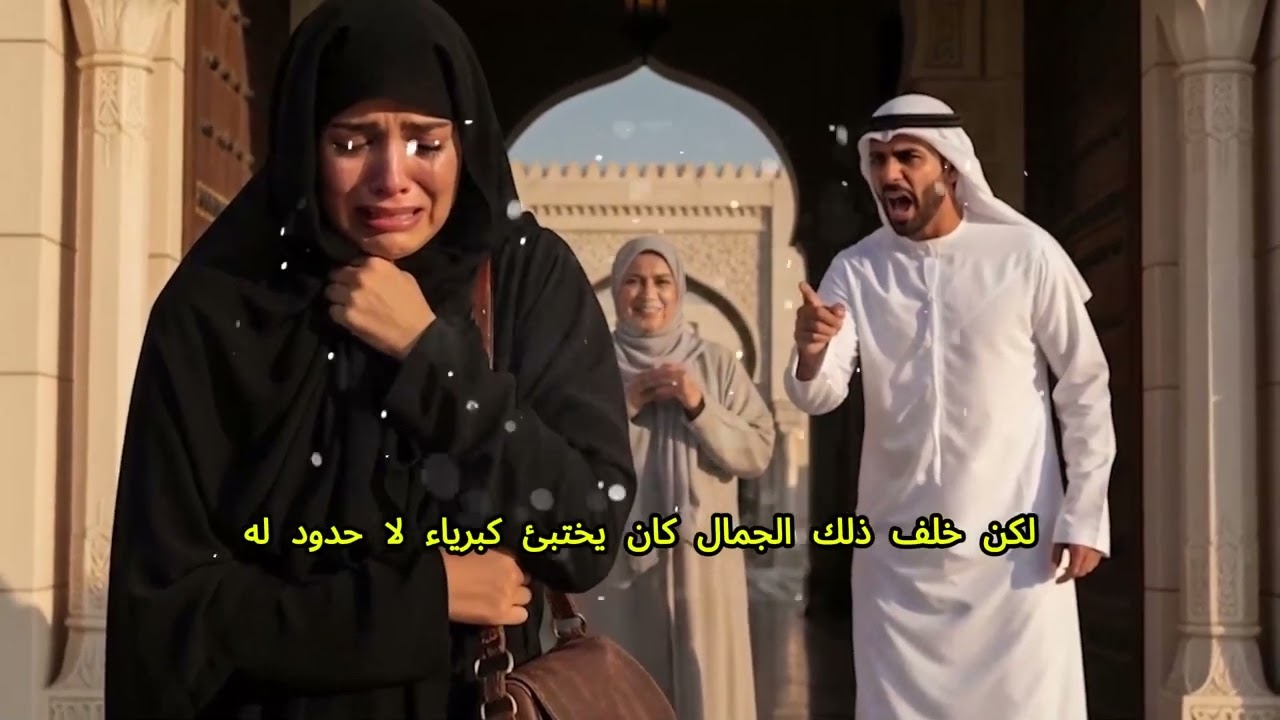 انكسرت زوجته أمام الباب، بعدما أطاع أمه ورماها بلا رحمة.