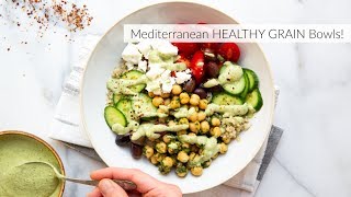 These mediterranean healthy grain bowls incorporate the vibrant
flavors of falafel into an easy and one-bowl meal! they get drizzled
with a creamy (d...