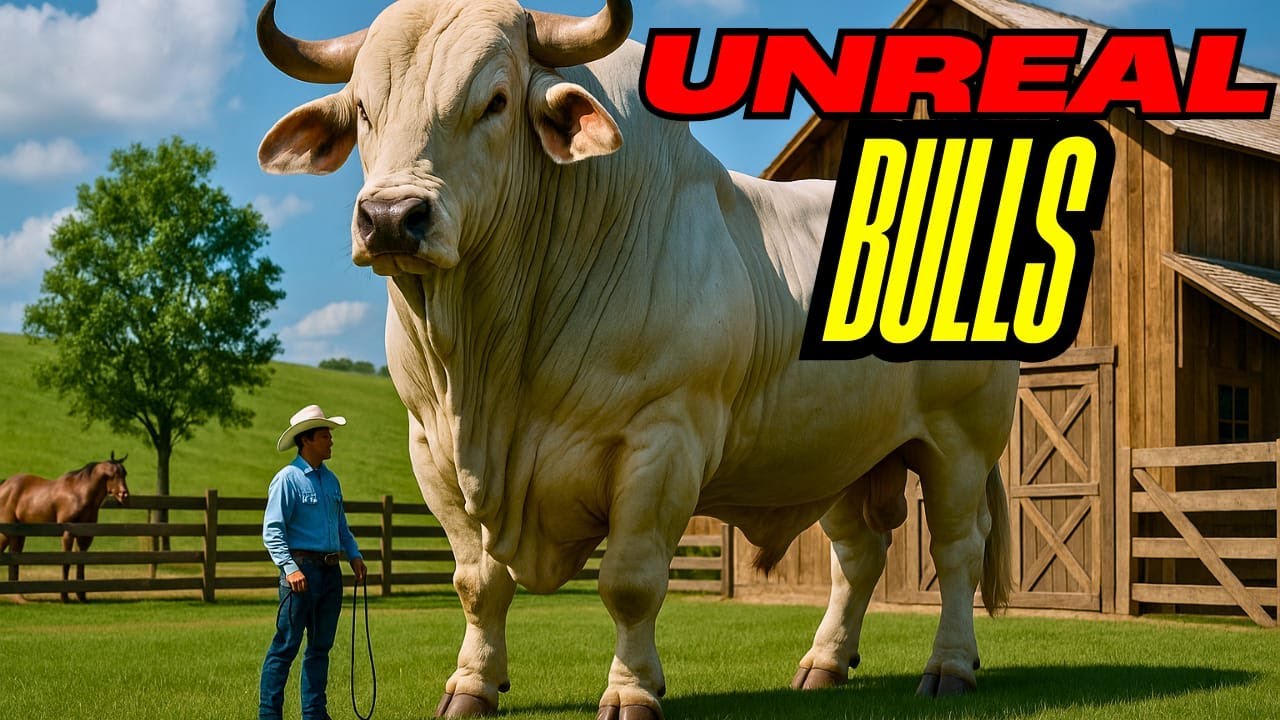 These 9 bulls are true giants.