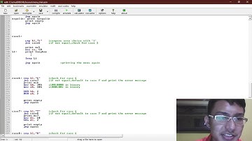 MASM Assembly Language with Menu Application