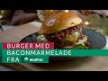 Burger med baconmarmelade | MatPrat