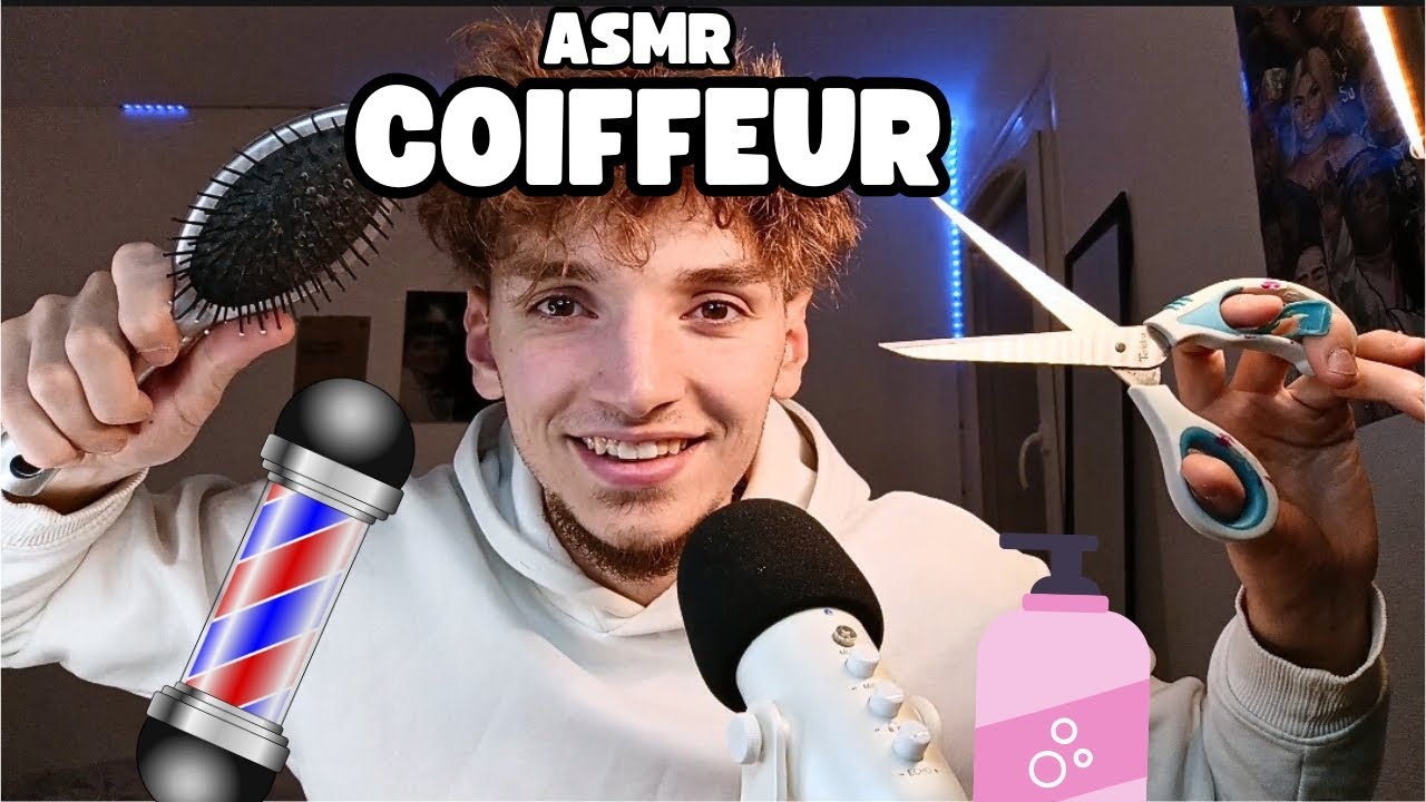 ASMR FRANÇAIS : ROLEPLAY COIFFEUR 💈 ️ (clique stp) - YouTube